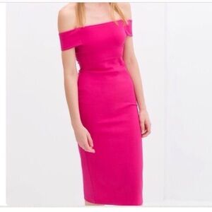 Zara Pink Midi Skirt